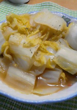 *超簡単おいしい♪白菜だけのコンソメ煮*-レシピのメイン写真