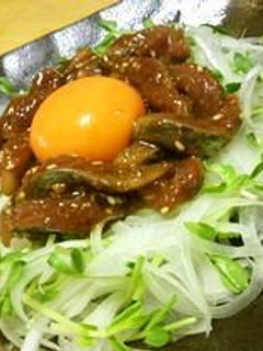 玉ねぎたっぷり 秋刀魚のユッケ-レシピのメイン写真
