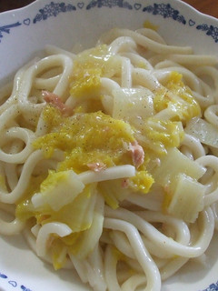 焼さけあらほぐしで塩味あんかけうどん-レシピのメイン写真