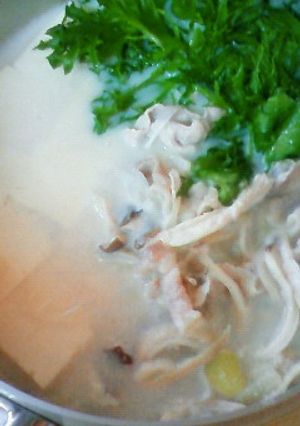 最高においしく出来ました!!豆乳鍋です!-レシピのメイン写真