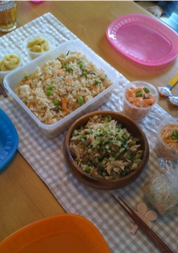 枝豆と鮭の混ぜご飯-レシピのメイン写真