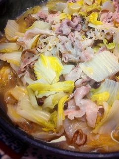 簡単ヘルシー★白菜と豚肉のフライパン蒸し-レシピのメイン写真