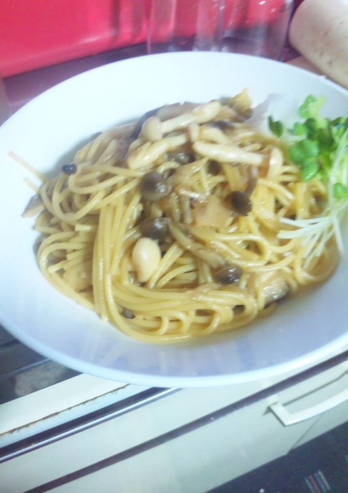 いろいろきのこの和風パスタ-レシピのメイン写真