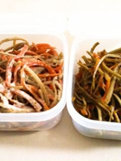2品同時!きんぴらごぼう&ごぼうサラダ-レシピのメイン写真