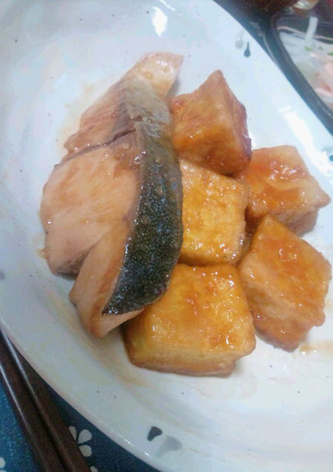 ぶりと厚揚げの照り焼き♪-レシピのメイン写真