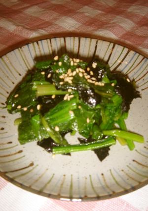 海苔とほうれん草の和え物-レシピのメイン写真
