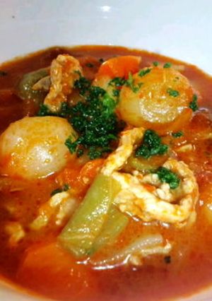 ラム肉のトマトスープ-レシピのメイン写真