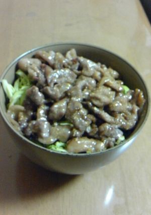 簡単 がっつり 豚肉スタミナ丼-レシピのメイン写真