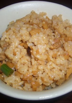 玄米たけのこ混ぜご飯-レシピのメイン写真