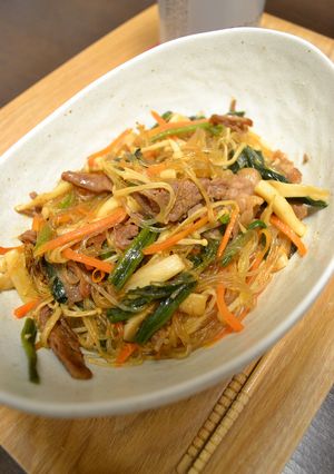 焼肉のタレでササっと簡単チャプチェ♪-レシピのメイン写真
