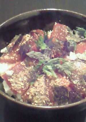 旦那大好き♪☆マグロ漬け丼-レシピのメイン写真