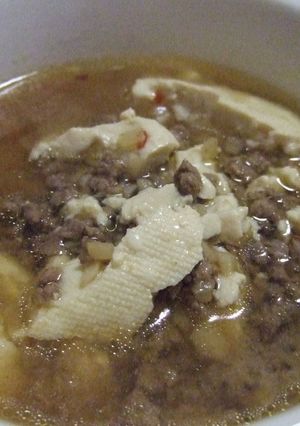 豆腐のガッツリ味噌スープ-レシピのメイン写真