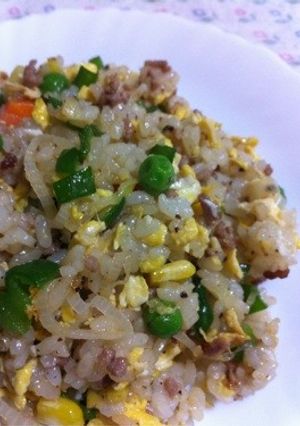 超簡単...5分...私の チャーハン-レシピのメイン写真