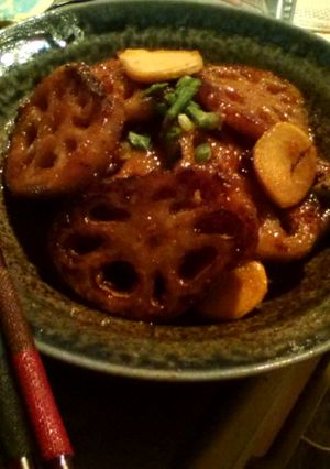 モチモチれんこん南蛮マスタード添え-レシピのメイン写真