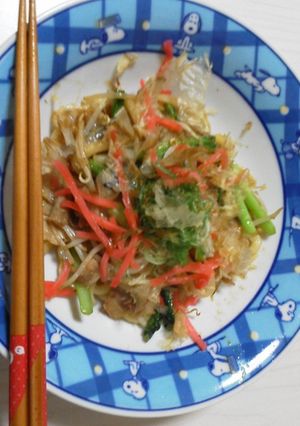 簡単10分★焼きうどん-レシピのメイン写真