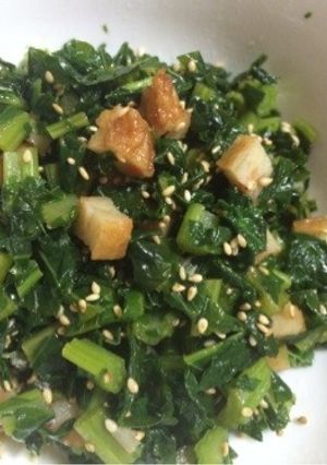 超簡単...丼で 優れ者の味.大根葉-レシピのメイン写真