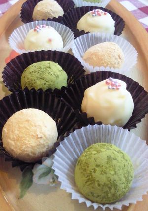 ★ホワイトチョコチーズトリュフ★-レシピのメイン写真