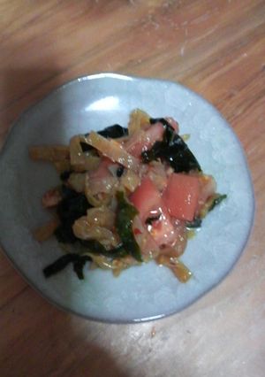 トマト×ワカメ×中華くらげ-レシピのメイン写真