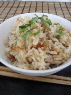 ホタテと人参の炊き込みご飯-レシピのメイン写真