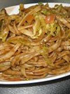 ソースで焼きうどん-レシピのメイン写真