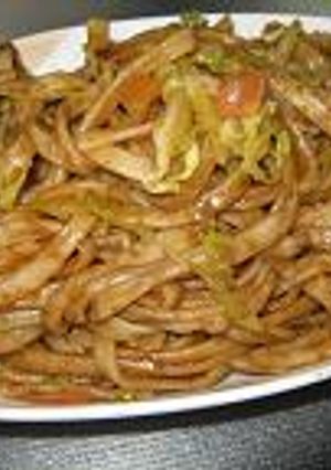 ソースで焼きうどん-レシピのメイン写真