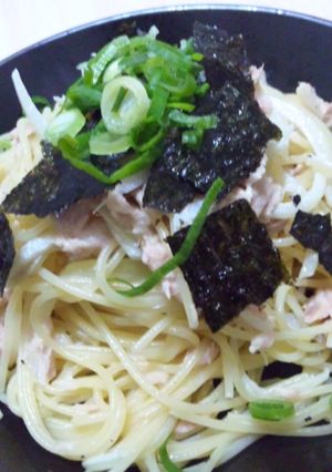 ぱぱっとツナと玉ねぎのマヨパスタ-レシピのメイン写真