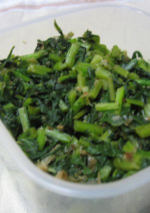 カブの葉で常備菜-レシピのメイン写真
