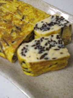 ヒジキ煮入り玉子焼き-レシピのメイン写真