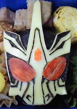 キャラ弁★仮面ライダーオーズ　サゴーゾ-レシピのメイン写真