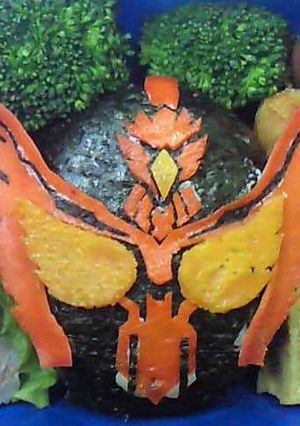 キャラ弁★仮面ライダーオーズ　タジャドル-レシピのメイン写真