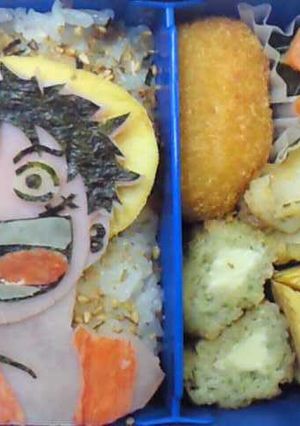 キャラ弁★ワンピース　ルフィー-レシピのメイン写真