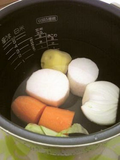 炊飯器で離乳食☆初期☆ゆで野菜-レシピのメイン写真