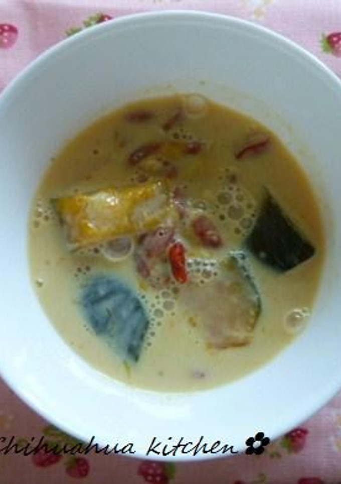 ✿簡単薬膳+マクロビ風かぼちゃミルク煮✿-レシピのメイン写真