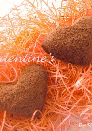レンジで簡単☆ハートの生チョコレート-レシピのメイン写真