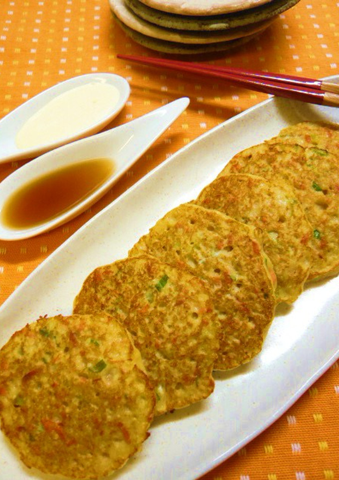 焼きさけあらほぐしとじゃが芋の落とし焼き-レシピのメイン写真