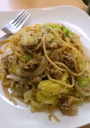 オイルサーディンのさっぱり和パスタ-レシピのメイン写真