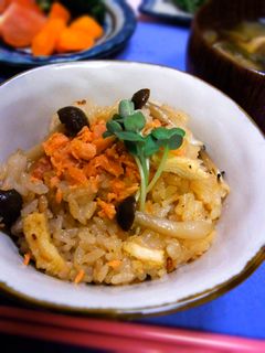 焼さけあらほぐし&お餅で簡単 鮭おこわ♪-レシピのメイン写真