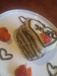 ワンコもバレンタイン*ミルクレープ-レシピのメイン写真