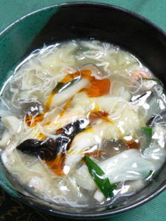 カニと野菜の中華風とろみスープ-レシピのメイン写真