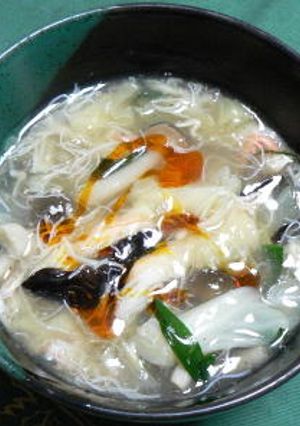 カニと野菜の中華風とろみスープ-レシピのメイン写真