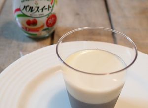 *白胡麻黒胡麻のとろとろブランマンジェ*-レシピのメイン写真