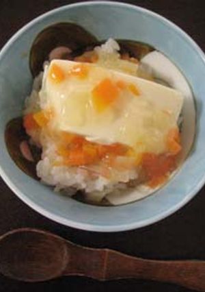 【離乳食】あんかけ豆腐丼-レシピのメイン写真