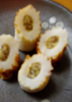 ヘルシー！ちくわの粒マスタード詰め-レシピのメイン写真