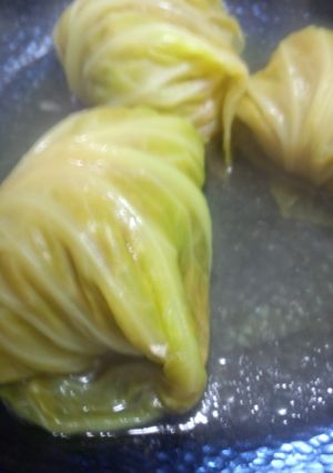 鶏ガラでロールキャベツ-レシピのメイン写真