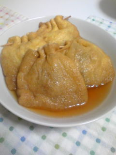 簡単☆激安☆あげの肉詰め煮☆-レシピのメイン写真
