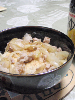 ダイエットに❤おからハンバーグ牛丼-レシピのメイン写真