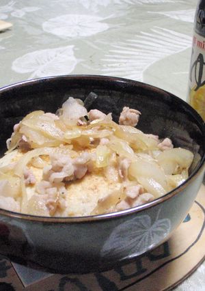 ダイエットに❤おからハンバーグ牛丼-レシピのメイン写真
