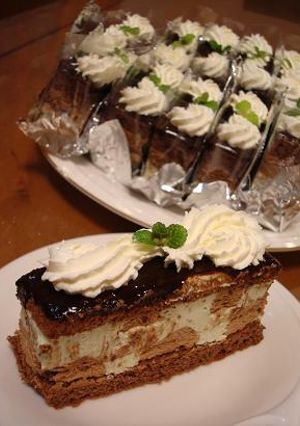 チョコレートミントケーキ-レシピのメイン写真