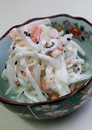 焼きさけあらほぐしの大根サラダ-レシピのメイン写真