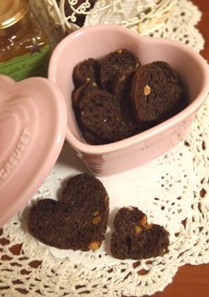 サクサクヘルシー♪バレンタインラスク-レシピのメイン写真